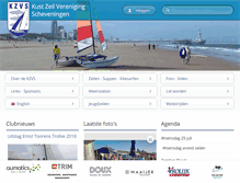 Tablet Screenshot of kzvs.nl
